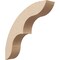 Ekena Millwork 3-inch W x 14-inch D x 14-inch H Ozark Rough Cedar Woodgrain TimberThane Knee Brace, Primed BRCUR03X14X14OZKRCPR - alternate 1